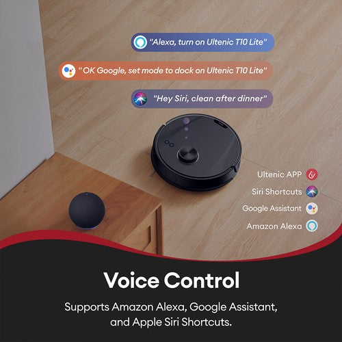 Ultenic T10 Lite robotas dulkių siurblys su LiDAR navigacija, 4500 Pa Ultenic T10 Lite robotas dulkių siurblys su LiDAR navigacija, 4500 Pa